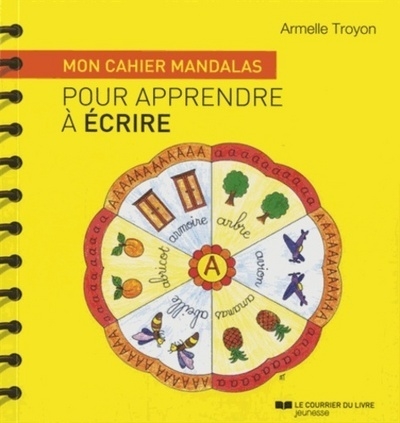 Mon cahier mandalas pour apprendre à écrire - Image principale