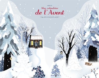 Mon calendrier de l'avent (pop-up) - a qui sont ces traces sur le chemin? - Image principale