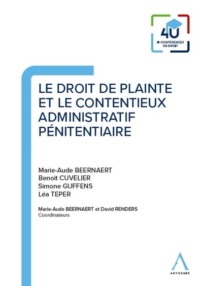 Le droit de plainte et le contentieux administratif pénitentiaire - Image principale