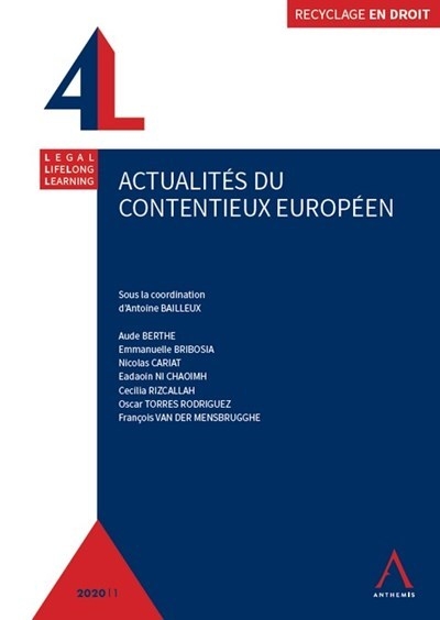 Actualités du contentieux européen - Image principale