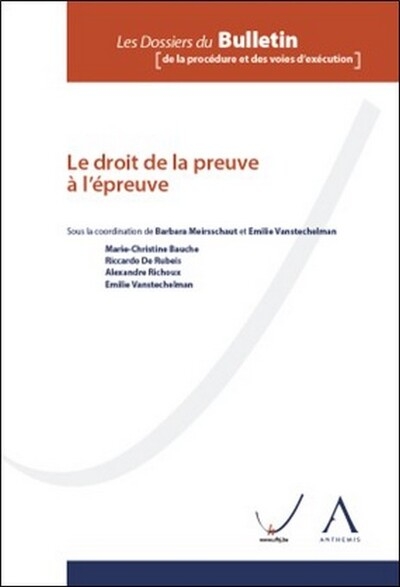 Le droit de la preuve à l'épreuve - Image principale