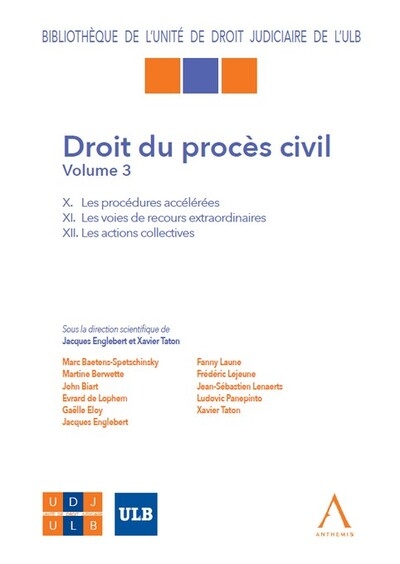 Droit du procès civil - volume 3 - Image principale