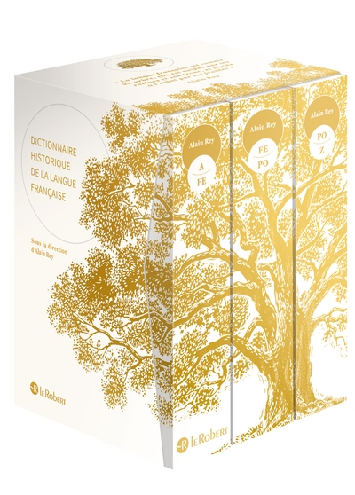 Dictionnaire historique de la langue française - coffret 3 volumes - blanc - Image principale