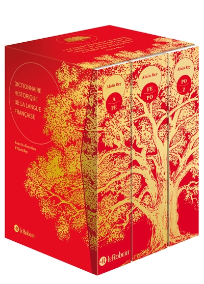 Dictionnaire historique de la langue française - coffret 3 volumes - rouge - Image principale