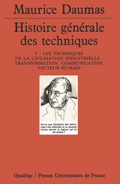 Histoire générale des techniques. tome 5 - Image principale