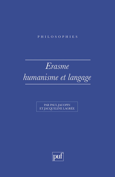 Erasme. humanisme et langage - Image principale