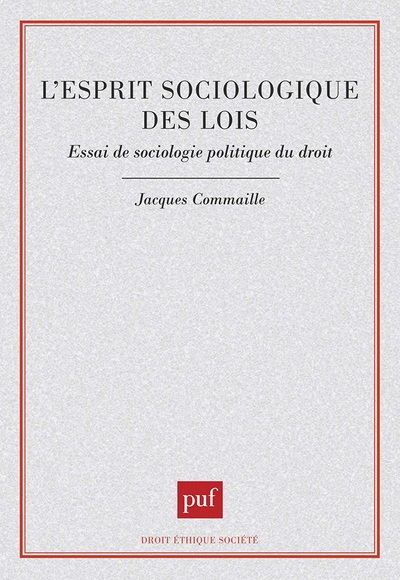 L'esprit sociologique des lois - Image principale