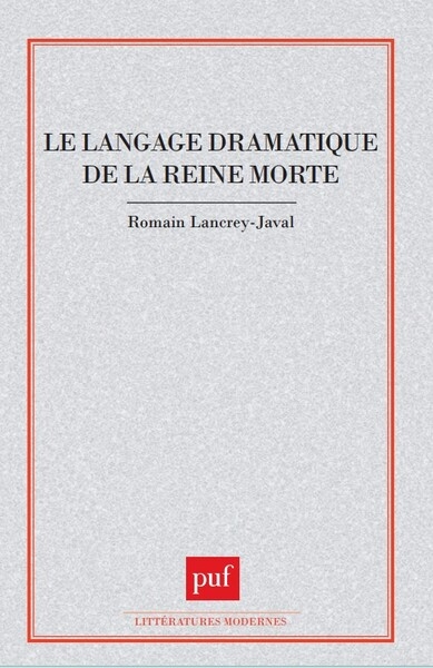 Le langage dramatique de la reine morte - Image principale