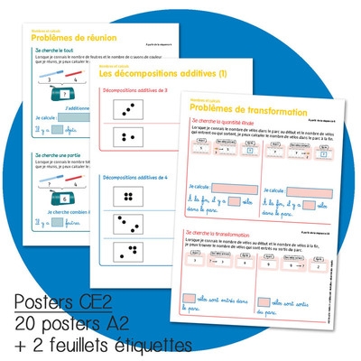 Haut les maths ce2 - posters - Image principale