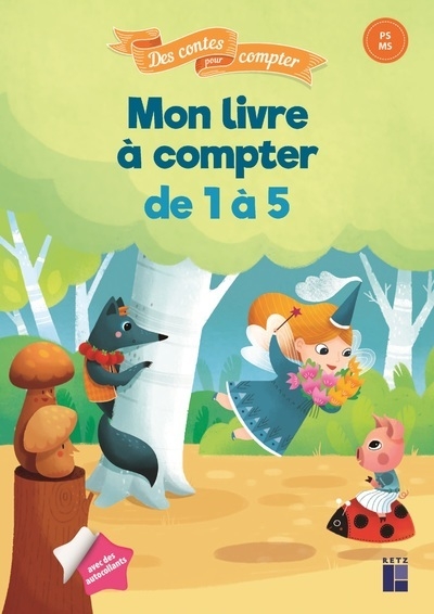 Mon livre à compter de 1 à 5 - ps-ms avec des autocollants - Image principale