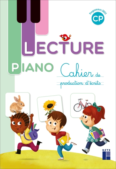 Lecture piano - cahier de production d'écrits cp - programmes 2025 - Image principale