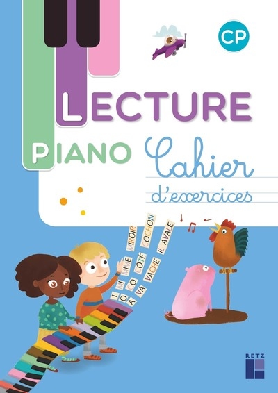 Méthode de lecture piano cp - cahier d'exercices - Image principale