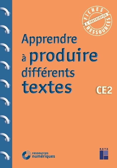 Apprendre à produire différents textes ce2 + téléchargement - Image principale