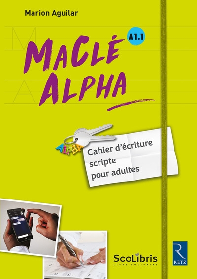 Maclé alpha cahier d'écriture scripte pour adultes - Image principale