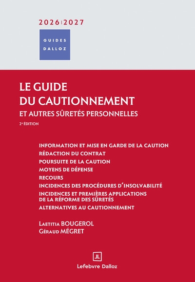 Le guide du cautionnement 2026/2027. 2e éd. - Image principale