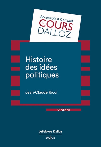 Histoire des idées politiques 5ed - Image principale