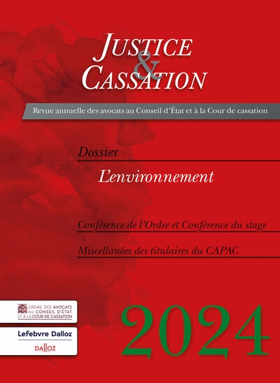 Justice et cassation 2024 - l'environnement - Image principale