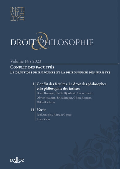 Droit & philosophie - volume 14 - Image principale