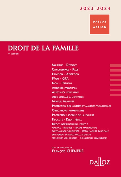 Droit de la famille 2023/24. 9e éd. - Image principale