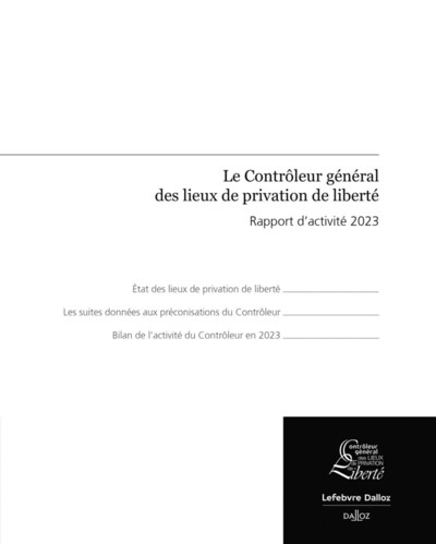 Rapport d'activité du contrôleur général des lieux de privation de liberté 2023 - Image principale