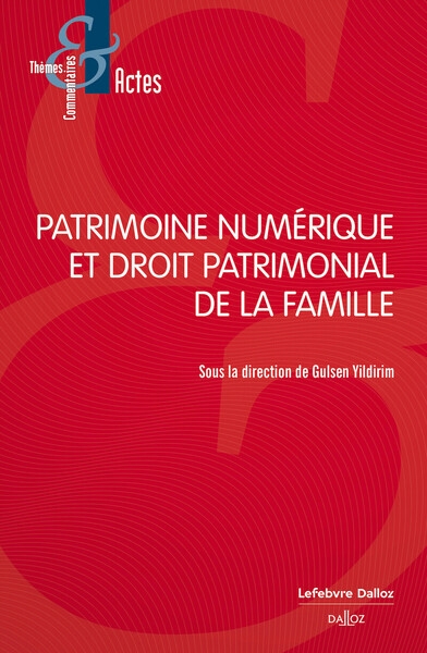 Patrimoine numérique et droit patrimonial de la famille - Image principale