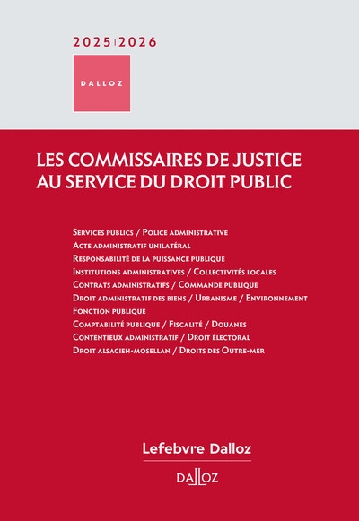 Les commissaires de justice au service du droit public - Image principale