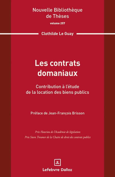 Les contrats domaniaux. volume 257 - Image principale