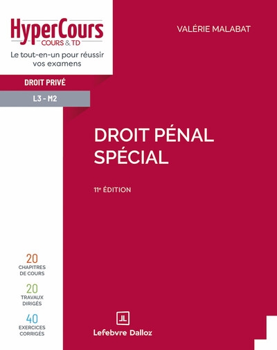 Droit pénal spécial. 11e éd. - Image principale