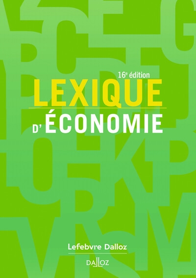 Lexique d'économie. 16e éd. - Image principale