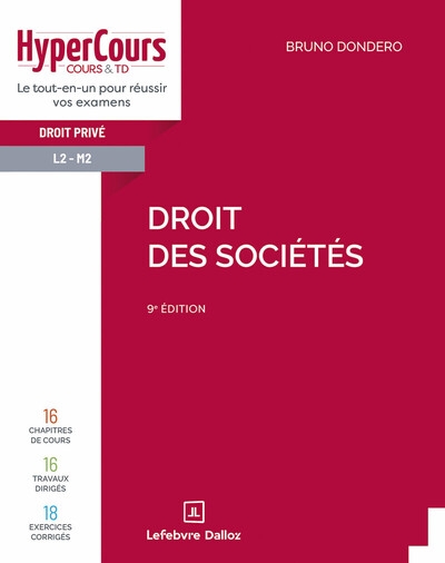 Droit des sociétés. 9e éd. - Image principale