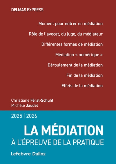 La médiation 2025/2026. a l'épreuve de la pratique - la médiation 2025/2026. a l'épreuve de la pratique - Image principale