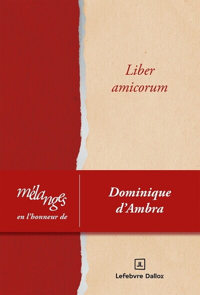 Mélanges en l'honneur de dominique d'ambra - Image principale