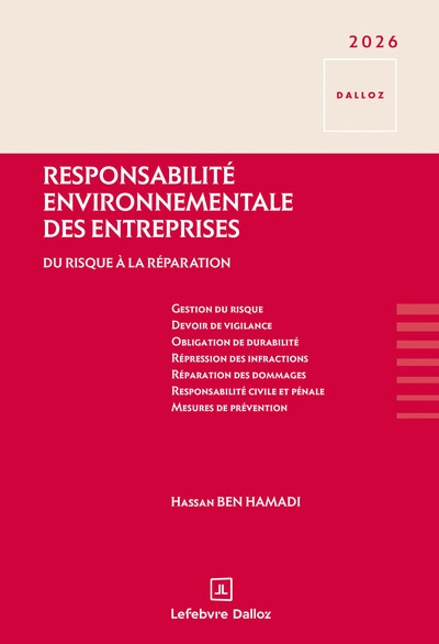 Responsabilité environnementale des entreprises - du risque à la réparation - Image principale