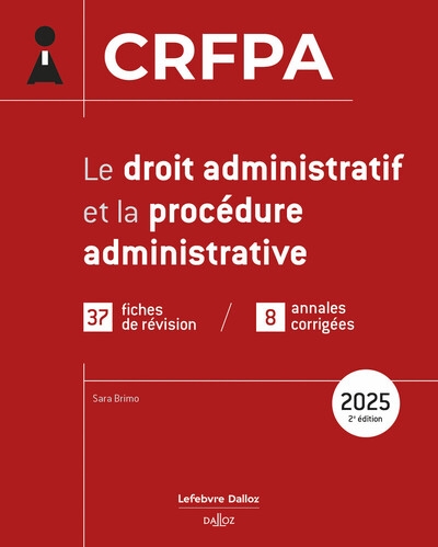 Crfpa 2025 - le droit administratif et la procédure administrative. 2e éd. - Image principale