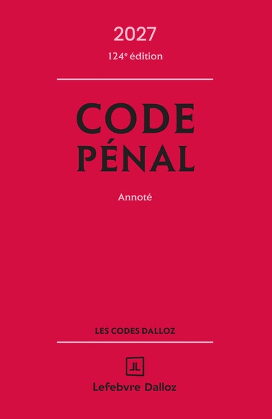 Code pénal 2027, annoté. 124e éd. - Image principale