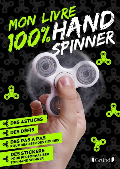 Mon livre 100 % hand spinner avec 70 stickers déco - Image principale