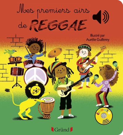 Mes premiers airs de reggae - livre sonore avec 6 puces - dès 1 an - Image principale