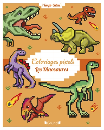 Coloriages pixels - les dinosaures - Image principale