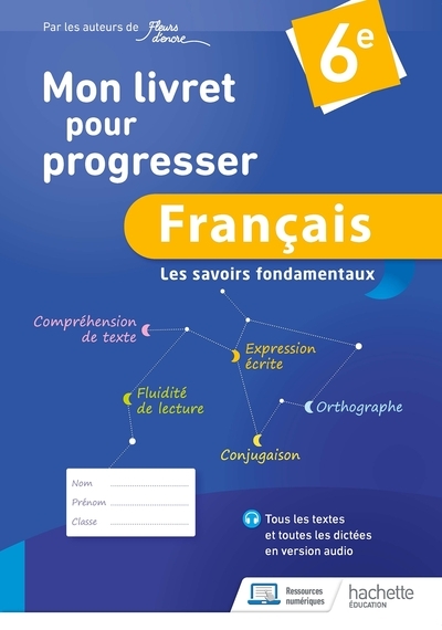 Mon livret pour progresser français 6e - edition 2023 - Image principale
