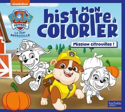 La pat' patrouille - mon histoire à colorier - mission citrouilles ! - Image principale