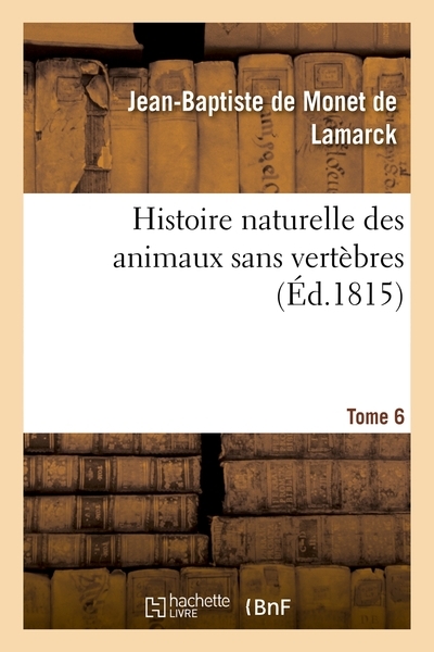 Histoire naturelle des animaux sans vertèbres. tome 6,partie 1 - Image principale