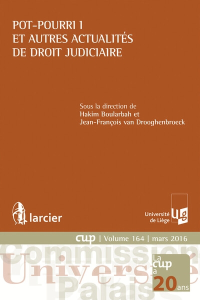 Pot-pourri i et autres actualités de droit judiciaire - Image principale