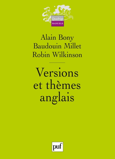 Versions et thèmes anglais - Image principale