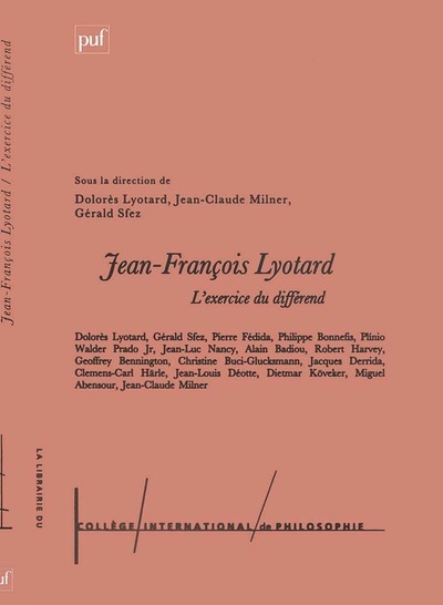 Jean-françois lyotard : l'exercice du différend - Image principale