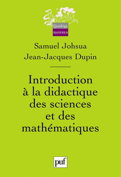 Introduction à la didactique des sciences et des mathématiques - Image principale