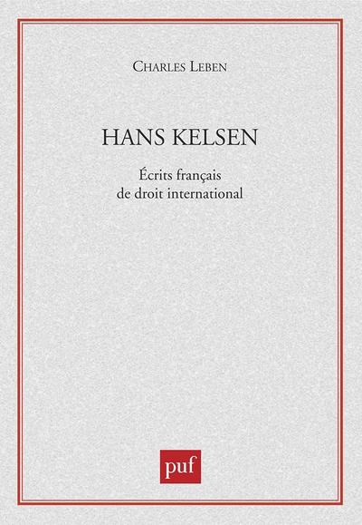 Hans kelsen. écrits français de droit international - Image principale