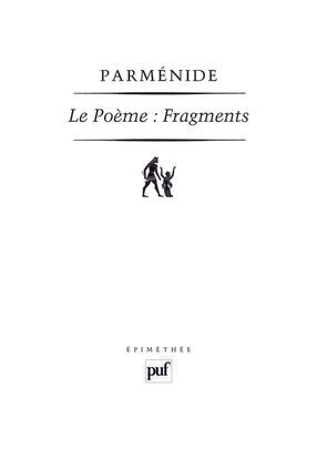 Le poème. fragments - Image principale