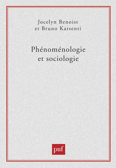 Phénoménologie et sociologie - Image principale