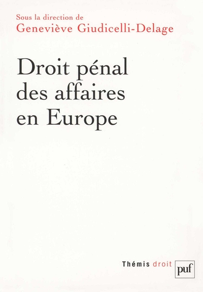 Droit pénal des affaires en europe - Image principale