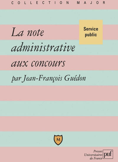 La note administrative aux concours - Image principale
